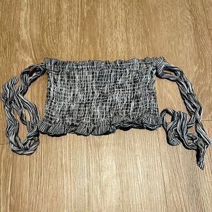 Blue Life Crop Top